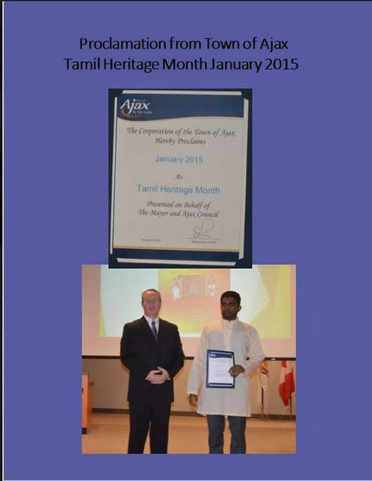 TCASD THM Proclamation 2015